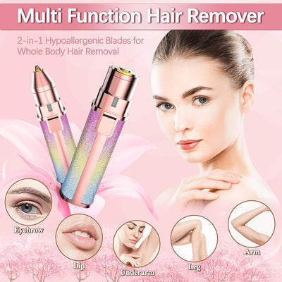 2 in 1 Rechargable Electric Eyebrow trimmer